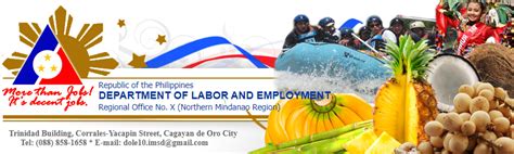 dole malaybalay|DOLE Northern Mindanao Region 10.